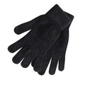 Black Chenille Men's Glove
